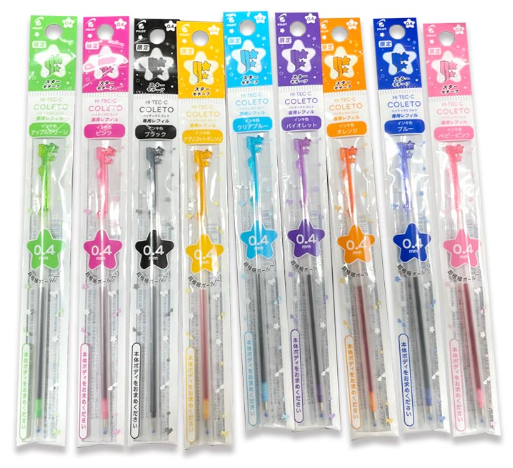(清價大特價！星星系列) PILOT 百樂 HI-TEC-C COLETO 啫喱筆單枝筆芯