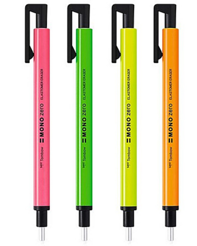(超抵清貨價$15)Tombow 蜻蜓牌 EH-KUR MONO ZERO 圓形擦膠筆