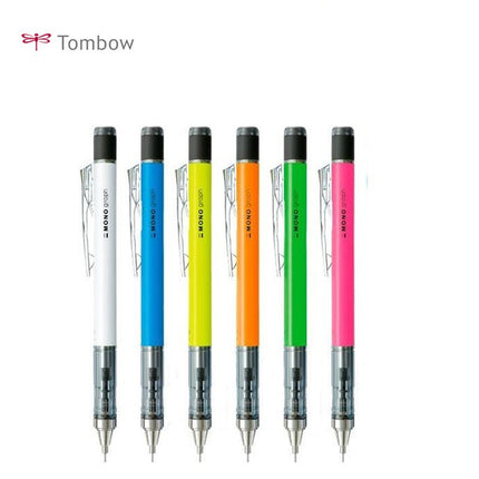 (超特價$16, 原價$28)Tombow 蜻蜓牌 Mono Graph 0.5MM 搖按兩用鉛芯筆 (螢光色系)