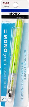 (超特價$16, 原價$28) Tombow 蜻蜓牌 Mono Graph 0.5MM 搖按兩用鉛芯筆 (透明色系)