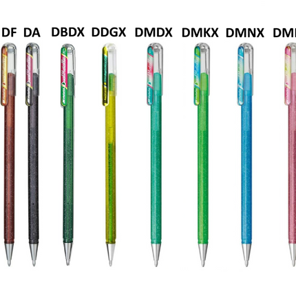(特價$11) PENTEL K110 Dual Metallic Hybrid 金屬一筆雙色啫喱筆 蝴蝶筆