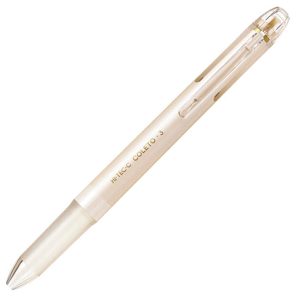 PILOT 百樂 HI-TEC-C COLETO 三色筆桿（不含筆芯） 奶油珍珠