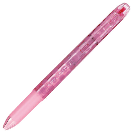 PILOT 百樂 HI-TEC-C COLETO 三色筆桿（不含筆芯） 波點粉紅
