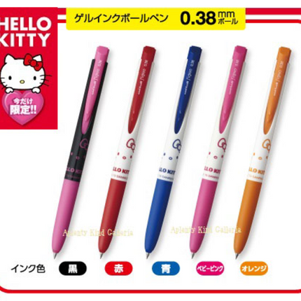 (Hello Kitty特別版) Uni-Ball 三菱 Signo RT1 UM-185KT 0.38MM 按掣啫喱筆