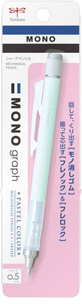 (超特價$16, 原價$28) Tombow 蜻蜓牌 Mono Graph 0.5MM 搖按兩用鉛芯筆 (粉色系)
