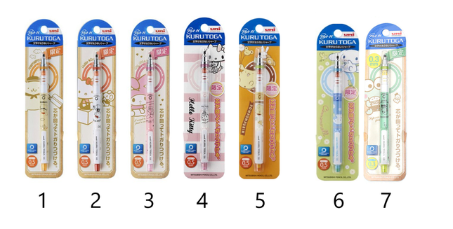(Sanrio 特別版) 日本三菱 UNI KURU TOGA 0.5MM/0.3MM 機動自轉鉛芯筆