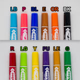 Zebra 班馬牌 HI-Mckee 雙筆咀箱頭筆 - 12 隻顏色可以選擇